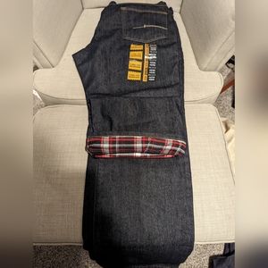 Ariat Work Rebar flannel lined jeans